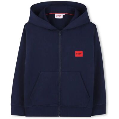 Hugo Sweat à Capuche G01181 Marine 10 Années Garçon - Publicité Hugo Sweat à Capuche G01181 Marine 10 Années Garçon - Publicité