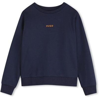Hugo Sweat-shirt G01204 Marine 10 Années Garçon - Publicité Hugo Sweat-shirt G01204 Marine 10 Années Garçon - Publicité