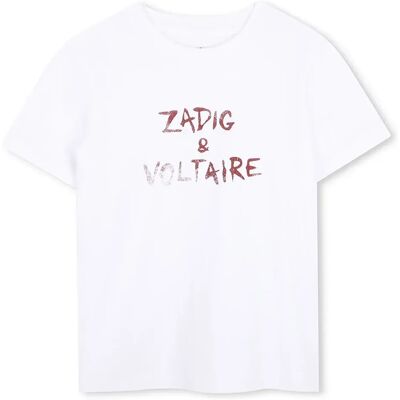 Zadig & Voltaire T-shirt à Manches Courtes X60628 Bordeaux / White 6 Années Garçon,Fille - Publicité Zadig & Voltaire T-shirt à Manches Courtes X60628 Bordeaux / White 6 Années Garçon,Fille - Publicité