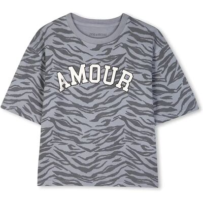 Zadig & Voltaire T-shirt à Manches Courtes X60790 Anthracite 8 Années Fille - Publicité Zadig & Voltaire T-shirt à Manches Courtes X60790 Anthracite 8 Années Fille - Publicité