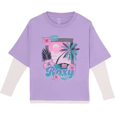 Roxy T-shirt à Manches Courtes Rain Falls Viola 14 Années Fille - Publicité Roxy T-shirt à Manches Courtes Rain Falls Viola 14 Années Fille - Publicité