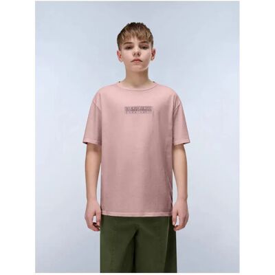 Napapijri T-shirt à Manches Courtes New Box Logo Pink Woodrose 6 Années Garçon,Fille - Publicité Napapijri T-shirt à Manches Courtes New Box Logo Pink Woodrose 6 Années Garçon,Fille - Publicité