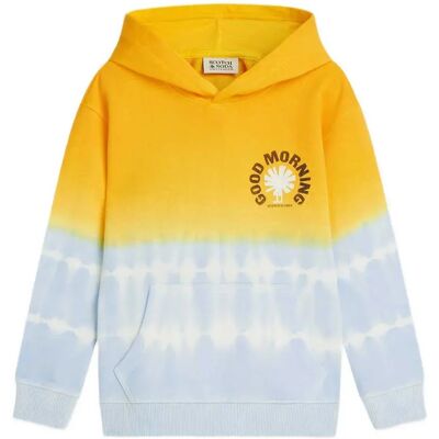 Scotch & Soda Sweat à Capuche 183351 Relaxed Fit Saffron Dipdye 12 Années Garçon - Publicité Scotch & Soda Sweat à Capuche 183351 Relaxed Fit Saffron Dipdye 12 Années Garçon - Publicité