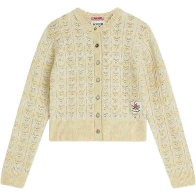 Scotch & Soda Cardigan 184445 Pastel Yellow Multi Stripe 6 Années Fille - Publicité Scotch & Soda Cardigan 184445 Pastel Yellow Multi Stripe 6 Années Fille - Publicité