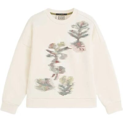 Scotch & Soda Sweat-shirt Placed Eggnog 12 Années Fille - Publicité Scotch & Soda Sweat-shirt Placed Eggnog 12 Années Fille - Publicité