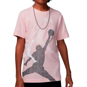 Jordan T-shirt à Manches Courtes Gradient Stacked Pink 16 Années Garçon,Fille
