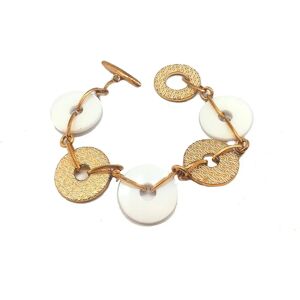 Gc Bracelet Cwb10902 Golden / White One Size Femme - Publicité Gc Bracelet Cwb10902 Golden / White One Size Femme - Publicité