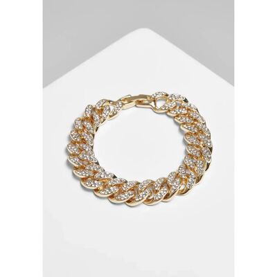 Urban Classics Bracelet Diamond Gold L-XL Femme - Publicité Urban Classics Bracelet Diamond Gold L-XL Femme - Publicité