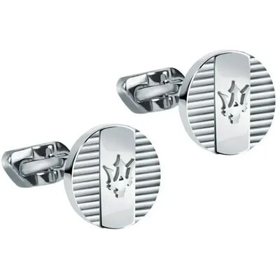 Maserati Boutons De Manchette Steel Silver One Size Homme - Publicité Maserati Boutons De Manchette Steel Silver One Size Homme - Publicité