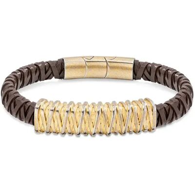 Police Bracelet Pejgb2112301 Brown One Size Homme - Publicité Police Bracelet Pejgb2112301 Brown One Size Homme - Publicité
