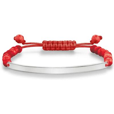 Thomas Sabo Bracelet A003081410l19 Red / Silver One Size Femme - Publicité Thomas Sabo Bracelet A003081410l19 Red / Silver One Size Femme - Publicité