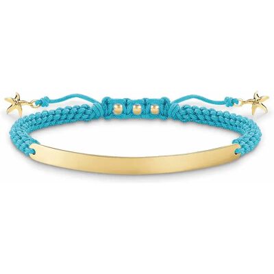 Thomas Sabo Bracelet A00608481l19v Golden / Blue One Size Femme - Publicité Thomas Sabo Bracelet A00608481l19v Golden / Blue One Size Femme - Publicité