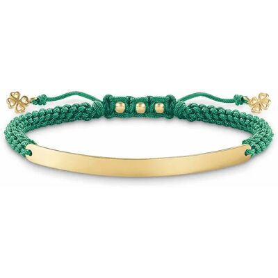 Thomas Sabo Bracelet A00618486l19v Green / Gold One Size Femme - Publicité Thomas Sabo Bracelet A00618486l19v Green / Gold One Size Femme - Publicité