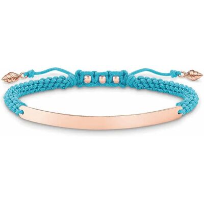 Thomas Sabo Bracelet A00625971l21v Blue / Rose Gold One Size Femme - Publicité Thomas Sabo Bracelet A00625971l21v Blue / Rose Gold One Size Femme - Publicité