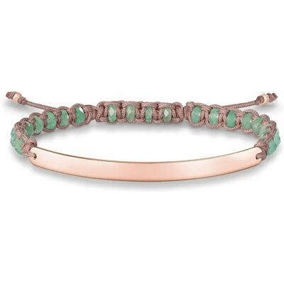 Thomas Sabo Bracelet Lba00548916l2 Green / Rose Gold One Size Femme - Publicité Thomas Sabo Bracelet Lba00548916l2 Green / Rose Gold One Size Femme - Publicité