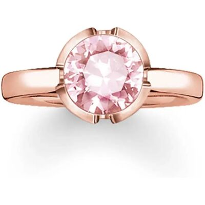 Thomas Sabo Bague 034-540-9-54 Rose Gold / Pink One Size Femme - Publicité Thomas Sabo Bague 034-540-9-54 Rose Gold / Pink One Size Femme - Publicité