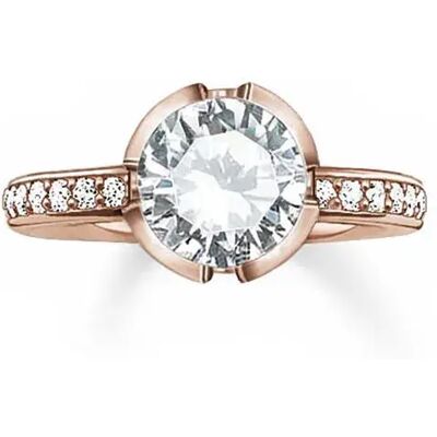 Thomas Sabo Bague 035-416-14-54 Pink Gold One Size Femme - Publicité Thomas Sabo Bague 035-416-14-54 Pink Gold One Size Femme - Publicité