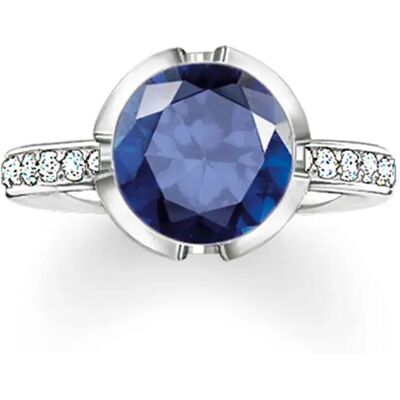 Thomas Sabo Bague 037-050-32-54 Blue / Silver One Size Femme - Publicité Thomas Sabo Bague 037-050-32-54 Blue / Silver One Size Femme - Publicité