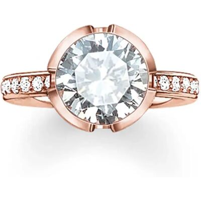 Thomas Sabo Bague 2037-416-1454 Pink Gold One Size Femme - Publicité Thomas Sabo Bague 2037-416-1454 Pink Gold One Size Femme - Publicité