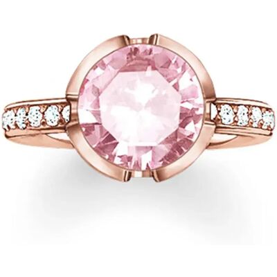 Thomas Sabo Bague 2037-633-9-52 Rose Gold / Pink One Size Femme - Publicité Thomas Sabo Bague 2037-633-9-52 Rose Gold / Pink One Size Femme - Publicité