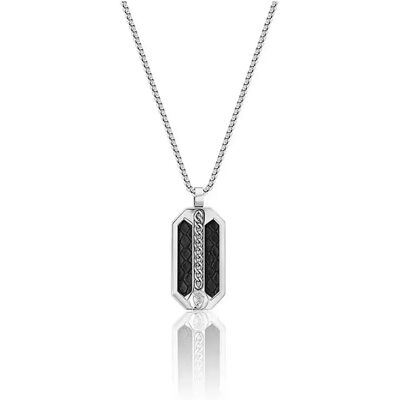 Police Collier Pejgn2009201 Silver / Black One Size Homme - Publicité Police Collier Pejgn2009201 Silver / Black One Size Homme - Publicité