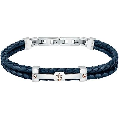 Maserati Bracelet Jm422ave 22 Cm Blue One Size Homme - Publicité Maserati Bracelet Jm422ave 22 Cm Blue One Size Homme - Publicité