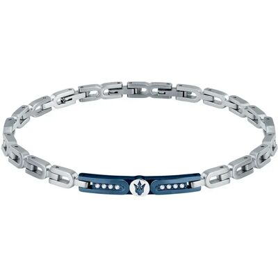 Maserati Bracelet Jm423avd 21.5 Cm Blue One Size Homme - Publicité Maserati Bracelet Jm423avd 21.5 Cm Blue One Size Homme - Publicité