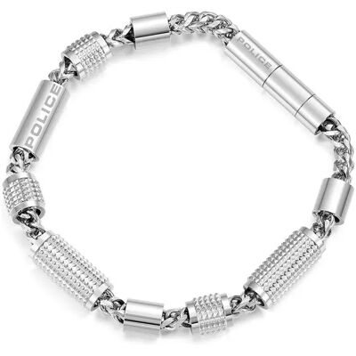 Police Bracelet Peagb0001116 Silver One Size Homme - Publicité Police Bracelet Peagb0001116 Silver One Size Homme - Publicité