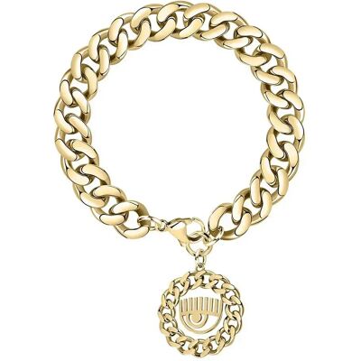 Chiara Ferragni Bracelet J19auw37 Golden One Size Femme - Publicité Chiara Ferragni Bracelet J19auw37 Golden One Size Femme - Publicité