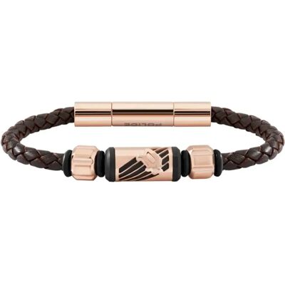 Police Bracelet Pj26466blc03a Brown One Size Homme - Publicité Police Bracelet Pj26466blc03a Brown One Size Homme - Publicité