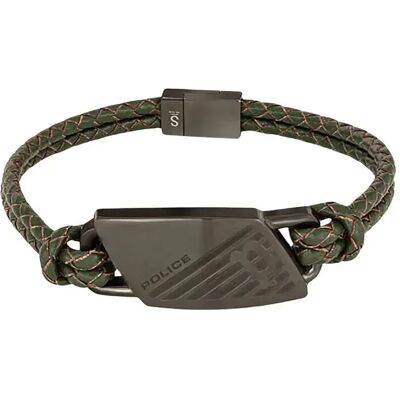 Police Bracelet Pj26559blu.03 Green One Size Homme - Publicité Police Bracelet Pj26559blu.03 Green One Size Homme - Publicité