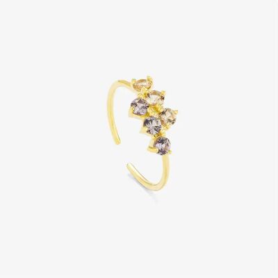 Radiant Bague Ry000005 Golden One Size Femme - Publicité Radiant Bague Ry000005 Golden One Size Femme - Publicité