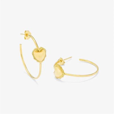 Boucles d'oreilles pour femmes Radiant - Acier inoxydable - 3 cm - Publicité Boucles d'oreilles pour femmes Radiant - Acier inoxydable - 3 cm - Publicité