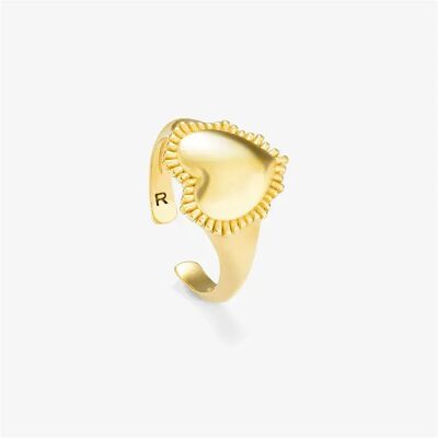 Radiant Bague Ry000059 Golden One Size Femme - Publicité Radiant Bague Ry000059 Golden One Size Femme - Publicité
