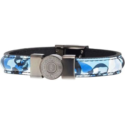 Police Bracelet Pj25556blu03s Blue One Size Homme - Publicité Police Bracelet Pj25556blu03s Blue One Size Homme - Publicité
