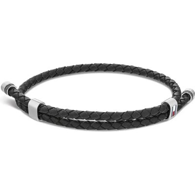 Tommy Hilfiger Bracelet 2790224 Black / Silver One Size Homme - Publicité Tommy Hilfiger Bracelet 2790224 Black / Silver One Size Homme - Publicité