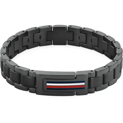 Tommy Hilfiger Bracelet 2790597 Black One Size Homme - Publicité Tommy Hilfiger Bracelet 2790597 Black One Size Homme - Publicité