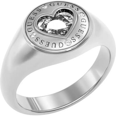 Guess Bague Jubr03352jwrh Grey 54 Femme - Publicité Guess Bague Jubr03352jwrh Grey 54 Femme - Publicité