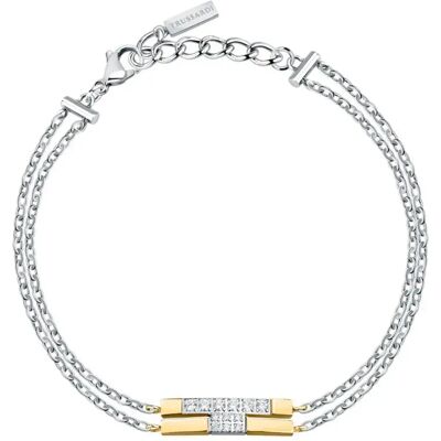 Trussardi Bracelet Tjaxc27 16+3cm Grey One Size Femme - Publicité Trussardi Bracelet Tjaxc27 16+3cm Grey One Size Femme - Publicité