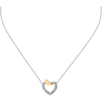 Trussardi Collier Tjaxc44 40+5cm Grey One Size Femme - Publicité Trussardi Collier Tjaxc44 40+5cm Grey One Size Femme - Publicité