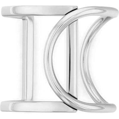 Calvin Klein Bague Contoured Geometry Silver 56 Femme - Publicité Calvin Klein Bague Contoured Geometry Silver 56 Femme - Publicité