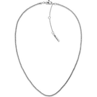 Calvin Klein Collier Layered Silver One Size Femme - Publicité Calvin Klein Collier Layered Silver One Size Femme - Publicité