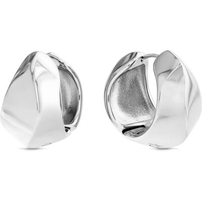 Calvin Klein Boucles D´oreilles Sculpted Silver One Size Femme - Publicité Calvin Klein Boucles D´oreilles Sculpted Silver One Size Femme - Publicité