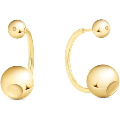 Calvin Klein Boucles D´oreilles Sculptural Bubbles Gold One Size Femme - Publicité Calvin Klein Boucles D´oreilles Sculptural Bubbles Gold One Size Femme - Publicité