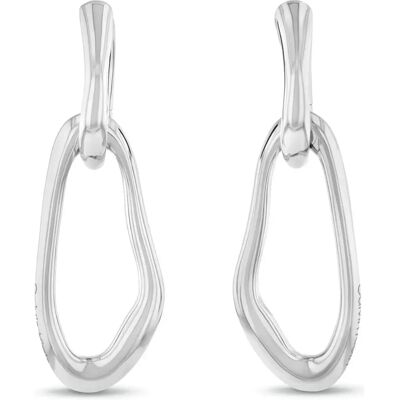 Calvin Klein Boucles D´oreilles Statement Links Silver One Size Femme - Publicité Calvin Klein Boucles D´oreilles Statement Links Silver One Size Femme - Publicité