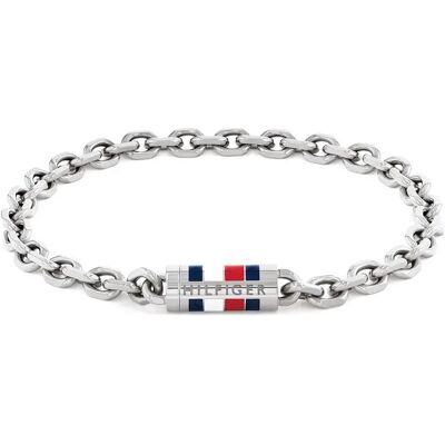 Tommy Hilfiger Bracelet Bruch Silver / Red One Size Homme - Publicité Tommy Hilfiger Bracelet Bruch Silver / Red One Size Homme - Publicité