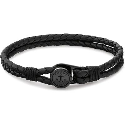 Tommy Hilfiger Bracelet Nautical Black / Black One Size Homme - Publicité Tommy Hilfiger Bracelet Nautical Black / Black One Size Homme - Publicité