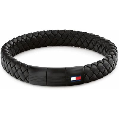 Tommy Hilfiger Bracelet Rbrbe Black / Black One Size Homme - Publicité Tommy Hilfiger Bracelet Rbrbe Black / Black One Size Homme - Publicité