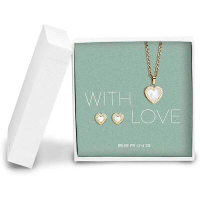 Bering Collier 428-712 Gold / White One Size Femme - Publicité Bering Collier 428-712 Gold / White One Size Femme - Publicité