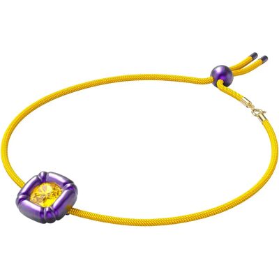 Swarovski Collier 5613645 Purple / Yellow One Size Femme - Publicité Swarovski Collier 5613645 Purple / Yellow One Size Femme - Publicité